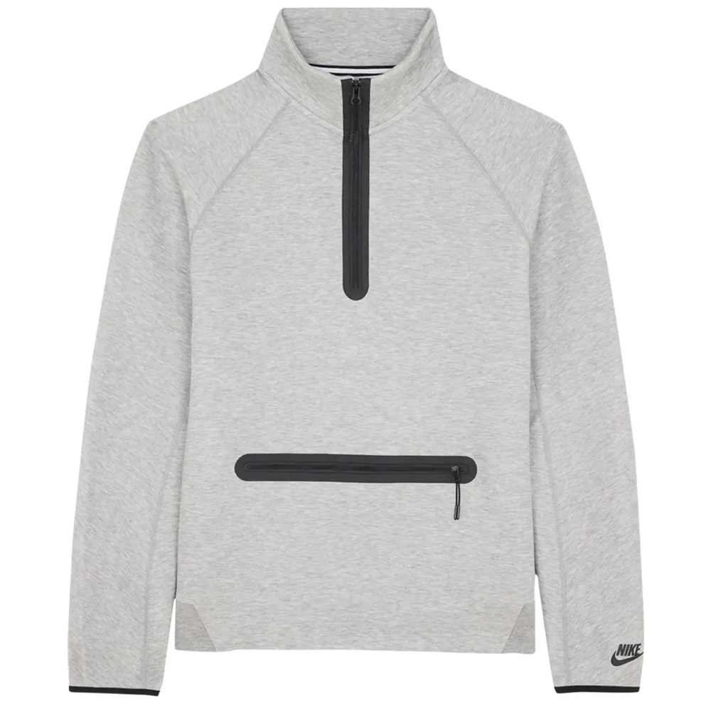 NWT Nike Sportswear Tech Fleece 1/2 Zip Sweatshirt Grey Small